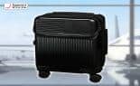 生活雑貨 トップオープン・多機能スマートキャリー S ブラック JKS024B
