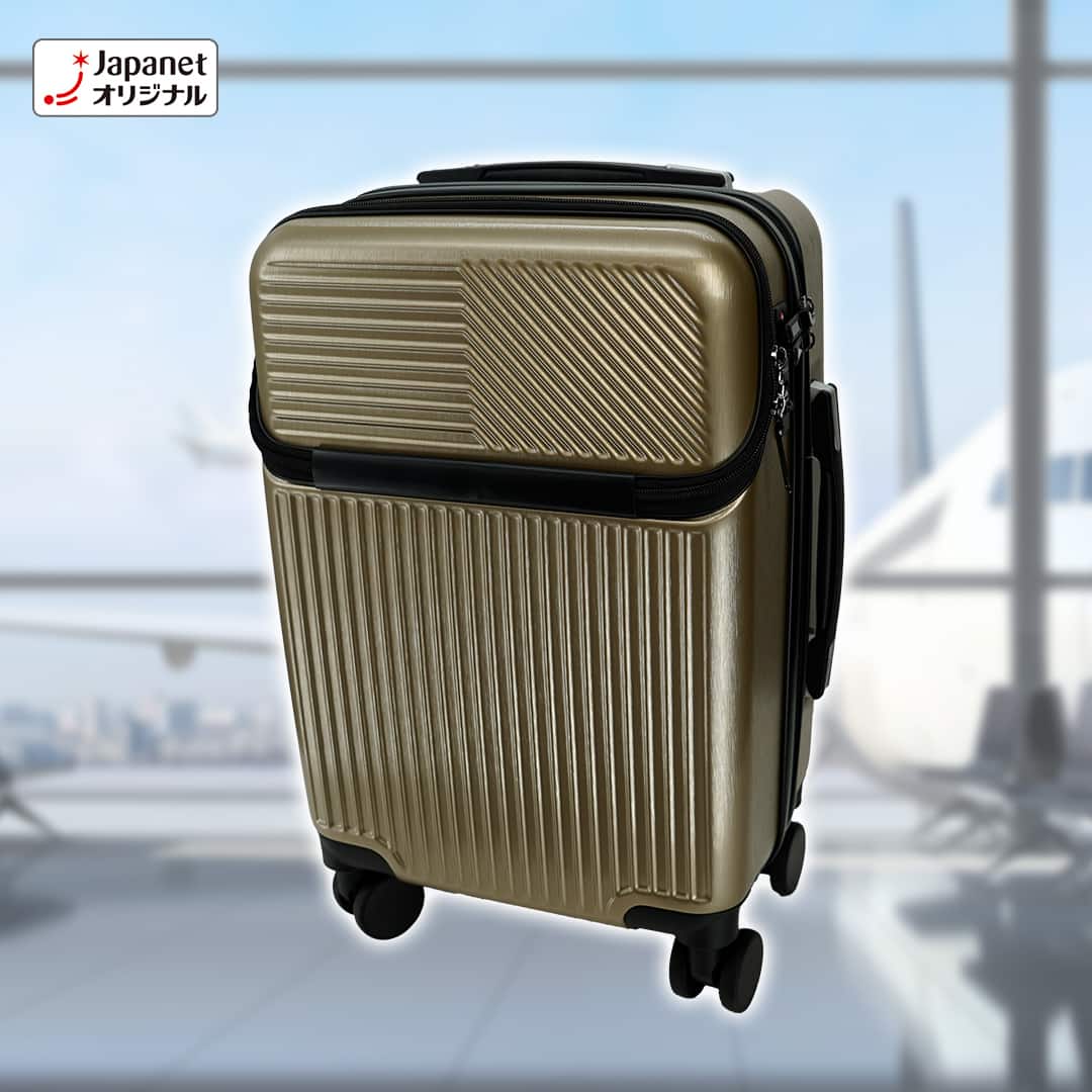 生活雑貨 トップオープン・多機能スマートキャリー S ブラック JKS024B