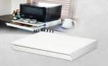 シービージャパン 家具 スライドテーブル付きレンジ下収納 CB-KR01-WH