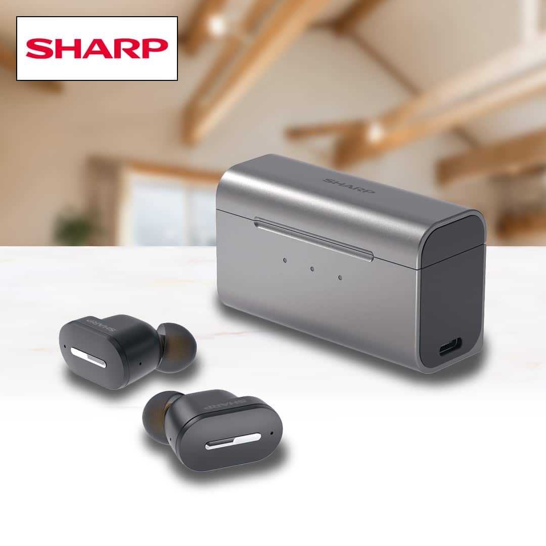 シャープ オーディオ 集音器 ブラック MH-L1SG-B ストラップ＋ガイド