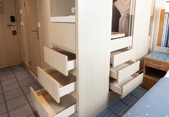 Ample storage space