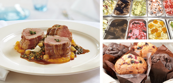 All meals on board
