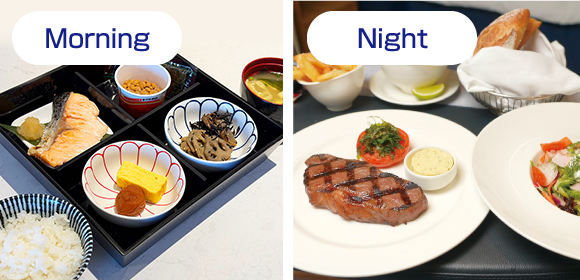 24-hour room service