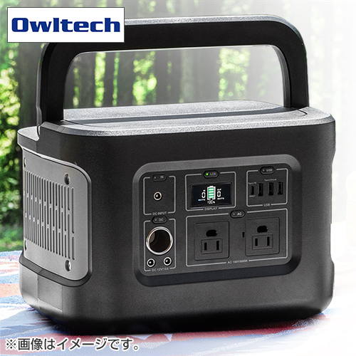 �I�E���e�b�N�@�y�V�i���l�z��펞��A�E�g�h�A�œd�����g����|�[�^�u���d��622Wh�i172,800mAh�j�@OWL-LPBL172801-BK_main_1