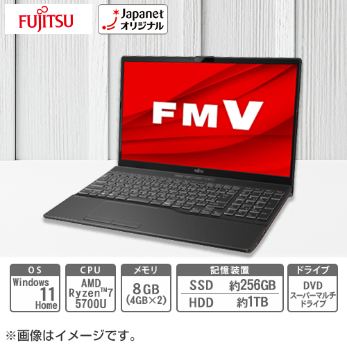 �x�m�ʁ@�y�Ǖi�z�m�[�g�p�\�R���@LIFEBOOK�@AH50�^F3�@�u���C�g�u���b�N�@FMVA50F3BJ_main_1