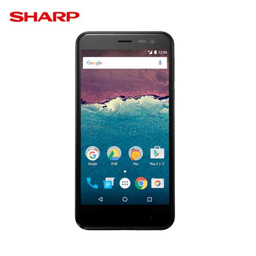 シャープ 携帯電話 スマートフォン Android One 16GB ブラック 507SH