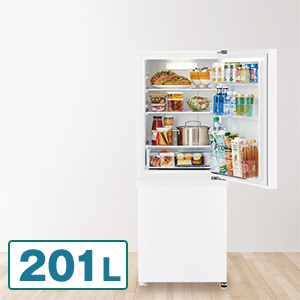 �`�p�t�`�@�①�Ɂ@SIMPLE�{�@2�h�A�@201L�@�E�J���@�I�t�z���C�g�@AQR-20A(W)