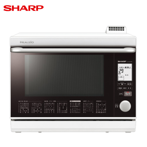 シャープ 30L SHARP ヘルシオ AX-GA100-R シャープ レンジ・トースター ウォーターオーブン ヘルシオ ホワイト系