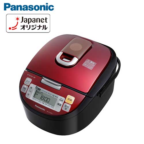 パナソニック 炊飯器 スチームIHジャー炊飯器 5.5合 ルージュブラック