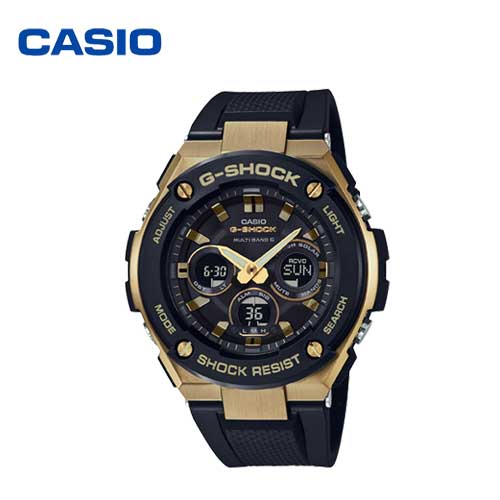 �J�V�I�v�Z�@�@�y���i�z�\�[���[�d�g���v�@G�@SHOCK�@G�@STEEL�@�����Y�@�S�[���h�@GST-W300G-1A9JF_main_1