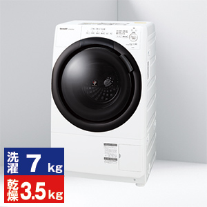 �V���[�v�@�h���������󊣑��@�@�i����7kg�^����3.5kg�j�@���J���@�z���C�g�n�@ES-7S1-WL