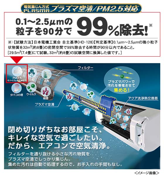 東芝 エアコン プラズマ空気清浄エアコン 大清快 GRシリーズ ムーンホワイト 主に10畳 RAS-281GR(W)  下取りあり（別途リサイクル料金＋収集運搬料金が別途必要）／標準取付工事費込み 通販【ジャパネット公式】