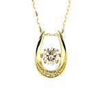 K18YG�@0.31ct�@�_���V���O�X�g�[���y���_���g�l�b�N���X�@FTW-3917YG