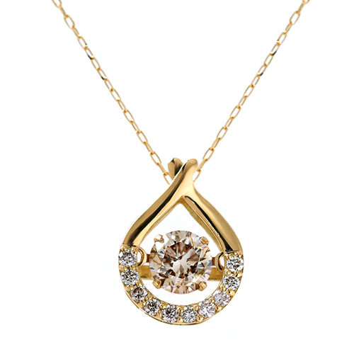 K18YG�@0.6ct�@�_���V���O�X�g�[���l�b�N���X�@FTW-4579YG_main_1