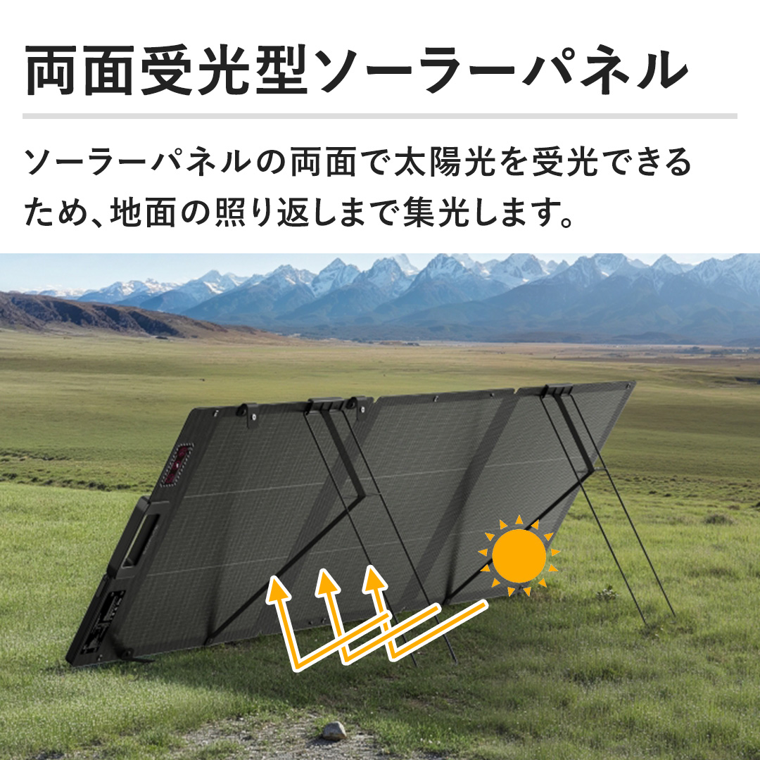 �y���ʎ���^�\�[���[�p�l���z�\�[���[�p�l���̗��ʂő��z��������ł��邽�߁A�n�ʂ̏Ƃ�Ԃ��܂ŏW�����܂��B