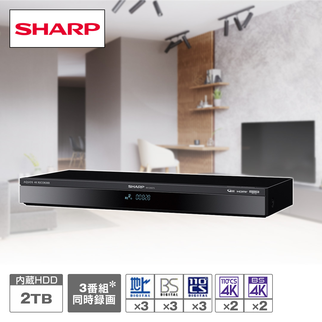 �V���[�v�@4K���R�[�_�[�@��2TB�@4B-C20GT3_main_2