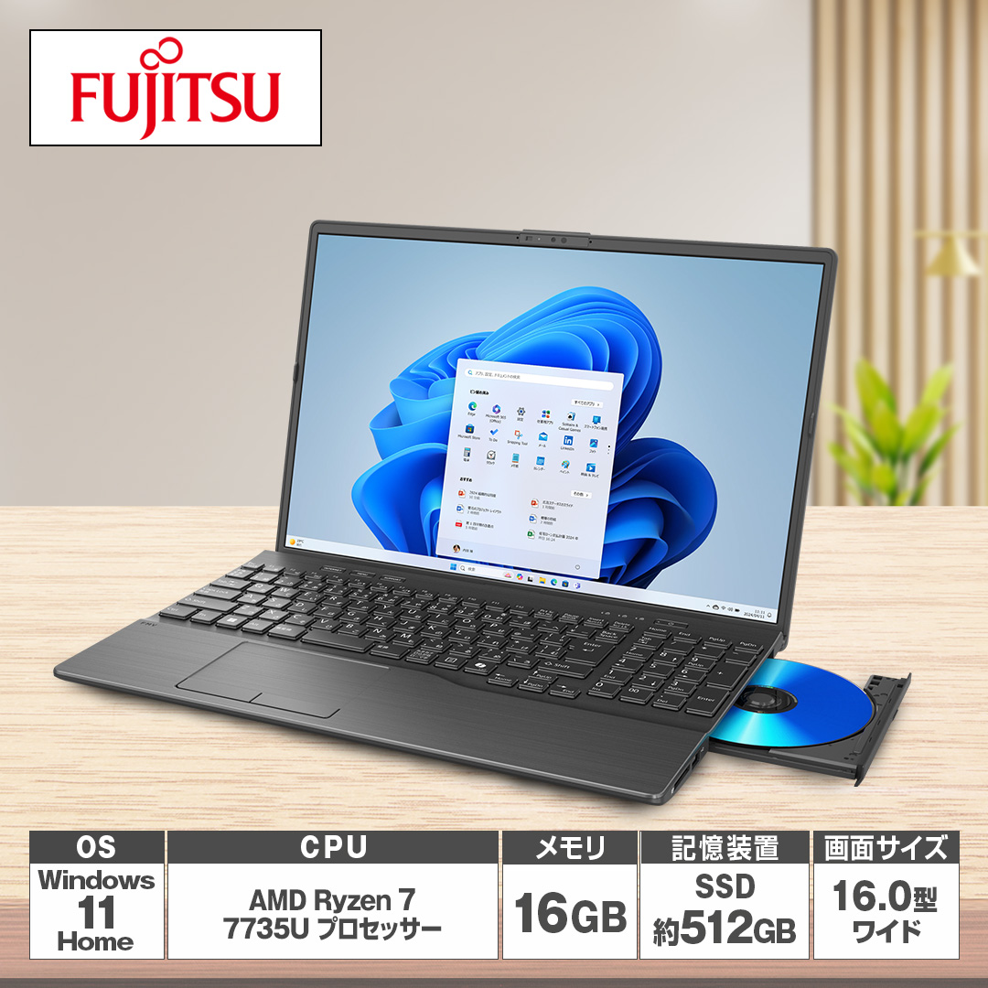 �x�m�ʁ@�m�[�g�p�\�R���@FMV�@A77�^K3�@�u���C�g�u���b�N�@FMVA77K3BA_main_2