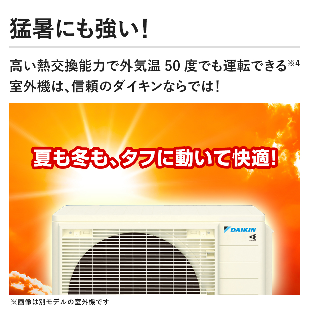 ダイキン エアコン エアコン Nシリーズ 主に10畳 AJT284ANS-W  下取りあり（別途リサイクル料金＋収集運搬料金が別途必要）／標準取付工事なし 通販【ジャパネット公式】