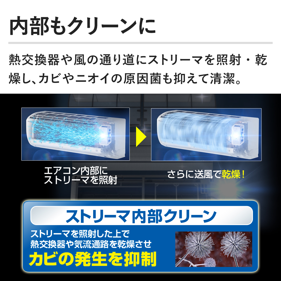 ダイキン エアコン エアコン Nシリーズ 主に10畳 AJT284ANS-W  下取りあり（別途リサイクル料金＋収集運搬料金が別途必要）／標準取付工事なし 通販【ジャパネット公式】