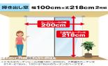 ��l�A�N�V�A�@���@�\���[�X�J�[�e���@��100cmx��218cm�@KZPS225_thumb_11